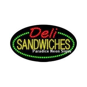  Deli Sandwiches LED Sign (Oval)