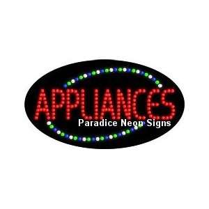  Flashing Appliances LED Sign (Oval)