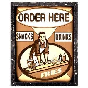   sign vintage style / for deli restaurant wall decor 