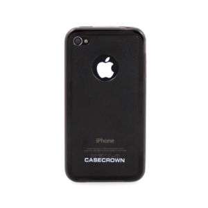 CaseCrown Opaque Case Cover for Apple iPhone 4 (AT&T only) Black 