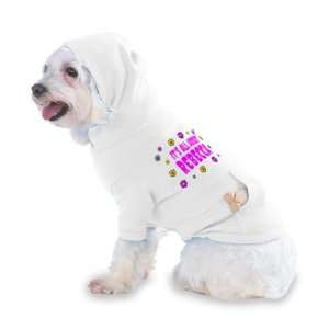   Rebecca Hooded T Shirt for Dog or Cat MEDIUM   WHITE