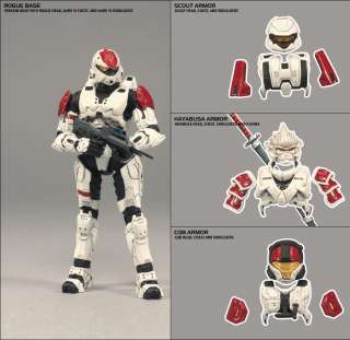 Halo3 Armor Pack White SPARTAN SOLDIER Rogue CQB SCOUT  