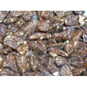 Two Pounds Of Honey Glazed Pecans Grocery & Gourmet Food