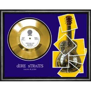  Dire Straits Romeo & Juliet Framed Gold Record A3 