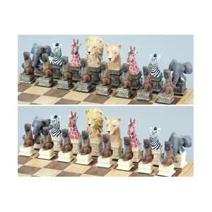  Medium Wildlife Animal Chess Pieces King 3 Toys & Games