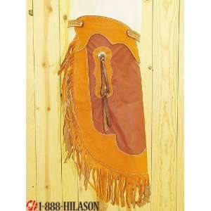  Bull Riding Smooth Leather Rodeo Western Chinks Chaps 