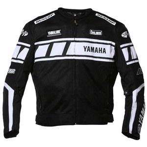   Mens Yamaha Champion Mesh Motorcycle Jacket Black