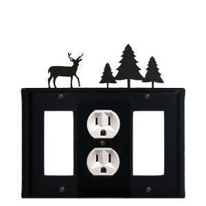   Deer and Piecene Trees   GFI, Outlet, GFI Electric Cover Electronics