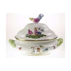    Herend Chanticleer Mini Tureen With Rooster