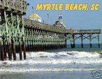MYRTLE BEACH SOUTH CAROLINA #1   Travel Souvenir Magnet  