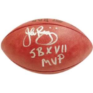  John Riggins Autographed Football with SB XVII MVP 