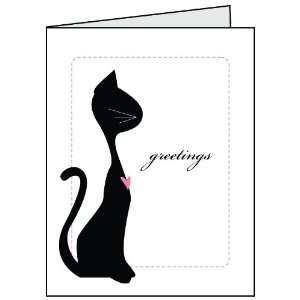  Just a Note Cards, Tall Cat Greetings   12 Sets Office 