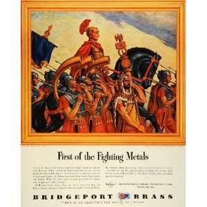  1944 Ad Bridgeport Brass Co Copper Roman Army Emperors 