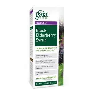  Gaia Herbs   Black Elderberry Syrup 5.4 oz Health 