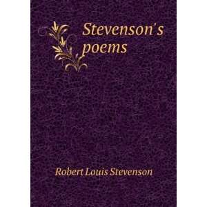  Stevensons poems Robert Louis Stevenson Books