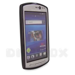 Black Soft Gel Case Cover Film For Sony Ericsson Xperia Neo V  