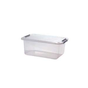  Storage Series Buckle Up 16QT Box in Clear   6 Piece Set 