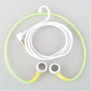  BestDealUSA Green Music Earphone Headphone For Laptop PC 