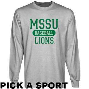  Missouri Southern State Lions Ash Custom Sport Long Sleeve 