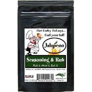 Chef Piggy Tails Jalapeno Rub and Seasoning 3.5oz  