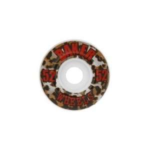  Baker Cheetah 52mm Skateboard Wheels (Set of 4) Sports 