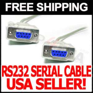 SERIAL RS 232 NULL MODEM DATA CABLE SONICVIEW VIEWSAT  