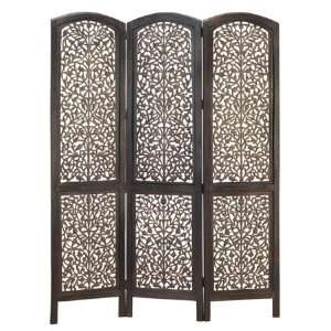  Masterpiece Wood Room Divider Screen 3 Panel New