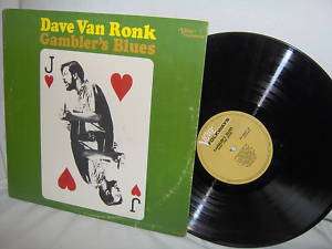 DAVE VAN RONK GAMBLERS BLUES LP  