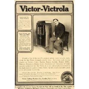  1909 Ad Victor Victrola Talking Machine Phonograh Music 