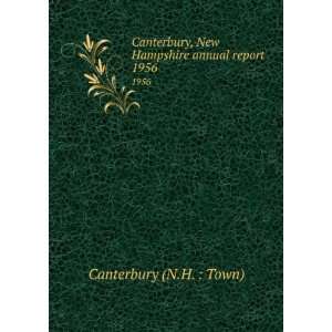 com Town of Chichester, New Hampshire annual report. 1956 Chichester 