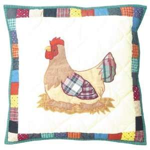  Chicken Farm, Throw Pillow 16 X 16 In.
