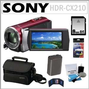  Sony HDR CX210 High Definition Handycam 5.3 MP Camcorder 