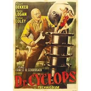  Dr. Cyclops Poster Movie Italian B 27x40