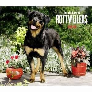  For the Love of Rottweilers 2010 Deluxe Wall Calendar 