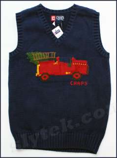 NWT BOYS SHIRT SWEATER VEST CARTERS CHAPS NEW 4 5 6 7  