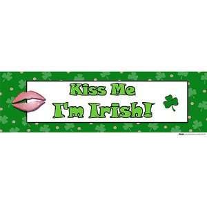   Personalized St. Patricks Day Banner 18 x 54 All Weather Vinyl