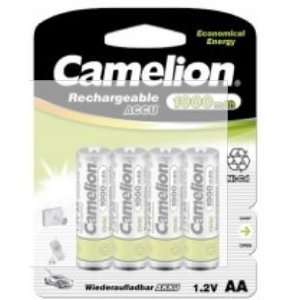  Camelion NC AA1000BP4 AA NiCad Solar Light Batteries 