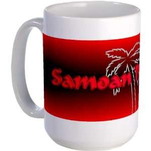  Samoan Pride   3 Samoan Large Mug by  Everything 