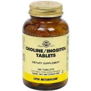  Choline/Inositol, 100 Tablets, Solgar Health & Personal 