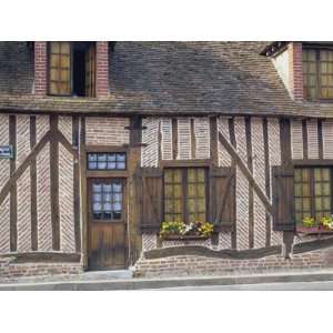  Exterior of Timbered House, La Maison De Foussydoire in the Sologne 