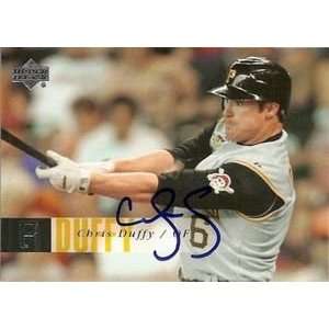  Chris Duffy Signed Pittsburgh Pirates 2006 UD Card Sports 
