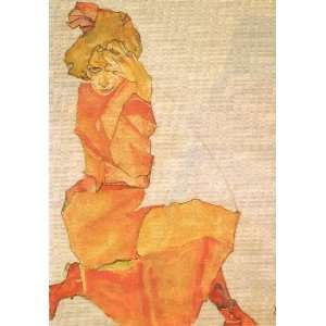  FRAMED oil paintings   Egon Schiele   24 x 34 inches 