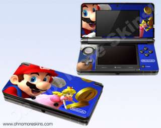 Nintendo 3DS Skin Vinyl Decal   Mario & Princess Peach  