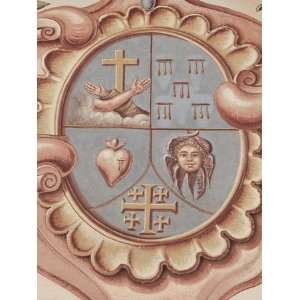 Christian Symbols, Monastery of Saorge, Alpes Maritimes, Provence 