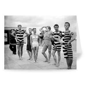 Members of the cast of the Leon Marco water   Greeting Card (Pack of 
