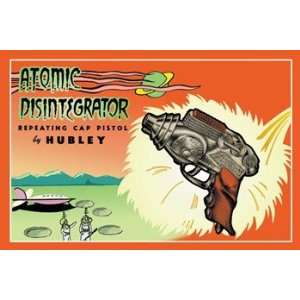  Atomic Disintegrator Repeating Cap Pistol   Poster (18x12 