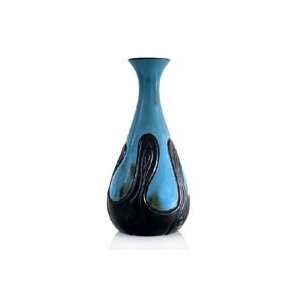  Chulucanas vase, Turquoise Swans