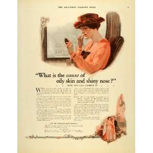1919 Ad Woodbury Facial Soap Skin Cream Lotion Cold   Original Print 