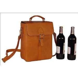  David King 434 Structured Double Wine Bottle Carrier Color 