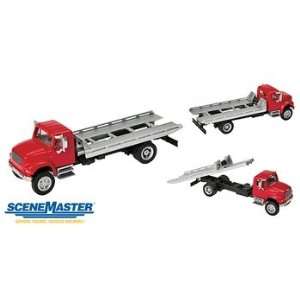   Truck   Assembled    Roll on/Roll Off Flatbed (red)   HO Toys & Games